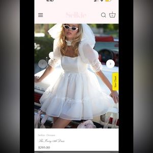 NWT Selkie 18th puff dress 🌸